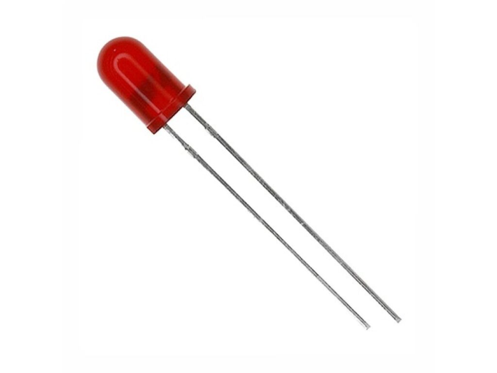 5mm Red Diffused Round LED - DC Electronics